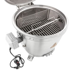 Rotisserie With Charcoal Basket