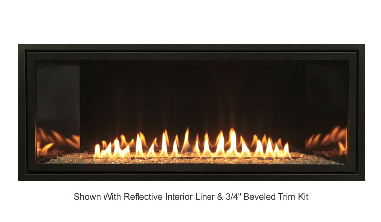 Boulevard 36 Inch Vent Free Linear Fireplace - Click Image to Close