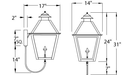 Legendary Lighting Atlas II Wall Mount