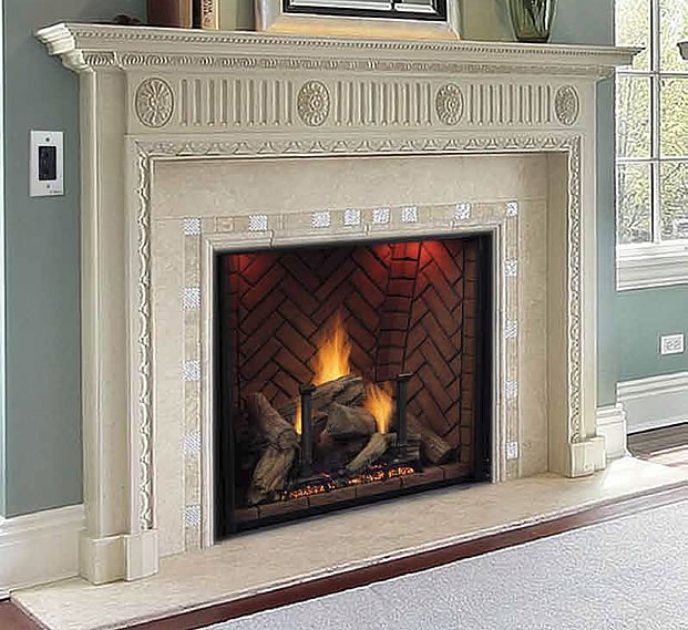 Monessen Covington 36 Inch Clean Face Direct Vent Fireplace