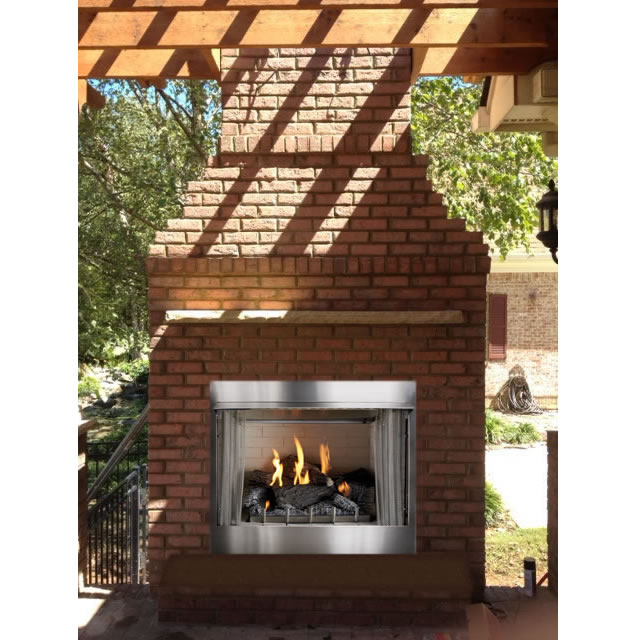 36 Inch Outdoor Ventless Firebox