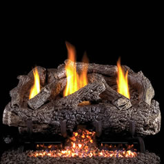 RH Peterson Charred Frontier Oak Gas Logs