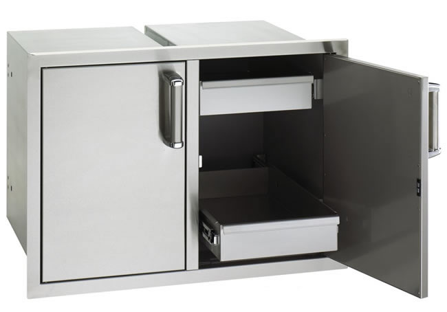Double Access Echelon Doors With Dual Drawers