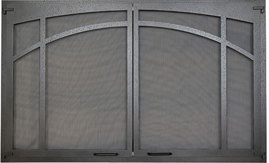 Screen Doors With Textured Iron Finish