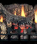 Glowing Oak Logs