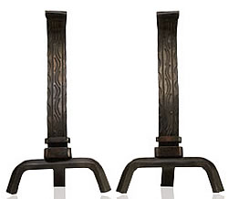 White Mountain Forged Andirons