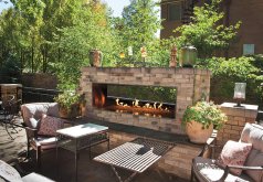 (image for) Carol Rose See-Through 48" Outdoor Linear Fireplace