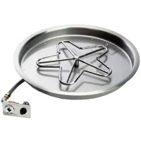 (image for) 19 Inch Manual Ignition Fire Pit Kit 90,000 BTU