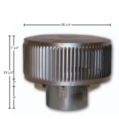 (image for) Chimney Cap For 8DM Series Vent Pipe