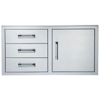 (image for) Broilmaster Single Access Door With Triple Drawers