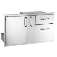 (image for) Fire Magic Select 18" X 36" Access Door with Platter Storage & Double Drawer