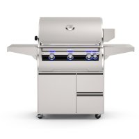 (image for) Fire Magic E660 Echelon Portable Grill With Rotisserie & Analog Thermometer