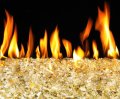 Copper Reflective Fire Glass