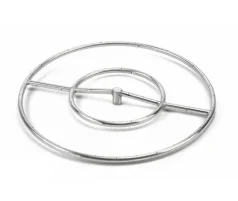 (image for) 24 Inch Stainless Steel Gas Fire Pit Ring