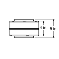(image for) VP to DVP Vent Pipe Adapter