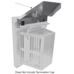 (image for) Rain / Vinyl Soffit Shield for DVP & SLP Series Pipe