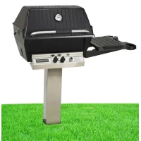 (image for) Broilmaster Premium P3X In-Ground Post Grill With Side Shelf
