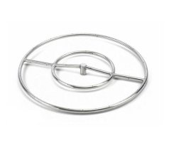 (image for) 18 Inch Stainless Steel Gas Fire Pit Ring