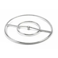 (image for) 24 Inch Stainless Steel Gas Fire Pit Ring