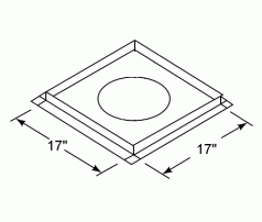 (image for) Ceiling Firestop For SL11 Series Vent Pipe