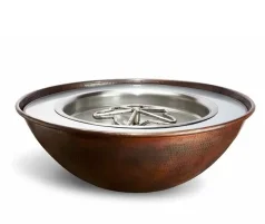 (image for) Bowl Style Gas Fire Pit With Match Lit Ignition