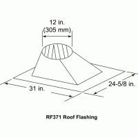(image for) 12/12 Roof Flashing For SL3 Series Vent Pipe