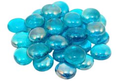 (image for) Blue Topaz Glass Fire Gems