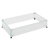 (image for) Rectangle Fire Pit Wind Guards