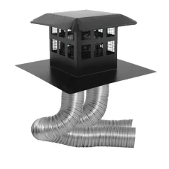 (image for) Direct Vent Insert Vent Kit With Square Termination