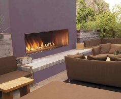 (image for) Carol Rose 60" Outdoor Linear Fireplace