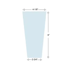 (image for) Gas Light Glass For Six Sided Head
