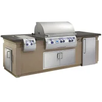 (image for) Fire Magic Echelon Outdoor Kitchen Island Package With Refrigerator