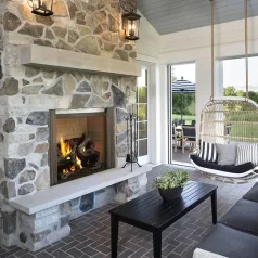 (image for) 42-Inch Castlewood Outdoor Wood Burning Fireplace