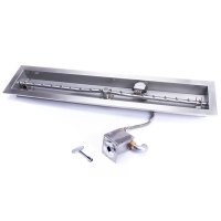 (image for) 36" Linear Match Lit Fire Pit Kit