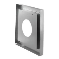 (image for) Vinyl Siding Standoff For 5" X 8" Direct Vent Pipe