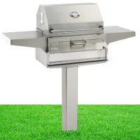 (image for) Fire Magic In-Ground Post Mount Charcoal Grill