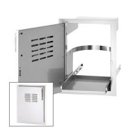 (image for) 14" Wide American Outdoor Grill Single Access Door With Tank Tray