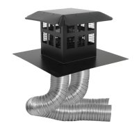 (image for) Direct Vent Insert Vent Kit With Square Termination