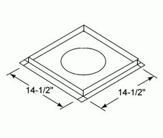 (image for) Firestop Spacer For SL3 Series Vent Pipe
