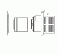 Horizontal Termination Cap For SLP Direct Vent Pipe