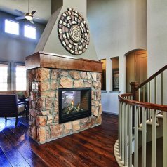 (image for) Tahoe Premium See-Through Clean Face Direct Vent Fireplace