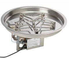 (image for) 37 Inch Gas Fire Pit Kit 250,000 BTU with Electronic Ignition