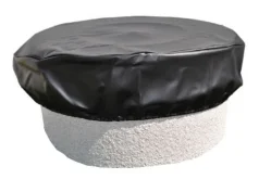 (image for) 76" Round Vinyl Fire Pit Cover