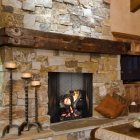 Ashland 36 Inch Wood Burning Fireplace by Majestic