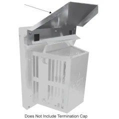 (image for) Rain / Vinyl Soffit Shield for DVP & SLP Series Pipe