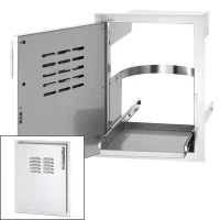 (image for) Fire Magic Select Single Access Door With Louvers