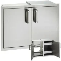 (image for) Fire Magic Premium 21" x 30" Double Door With Drawers & Trash Tray