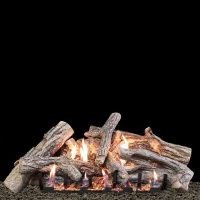 (image for) Empire Fallen Timber 18-Inch Electronic Ignition Vent Free Gas Logs