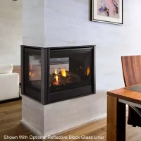 (image for) Pier Direct Vent Peninsula Fireplace by Majestic