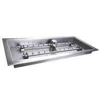 (image for) Rectangle Fire Pit Pans With Burner